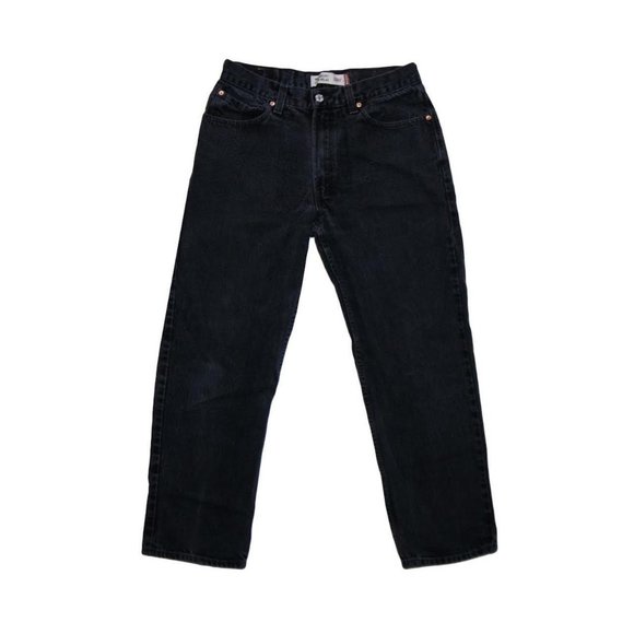 Dark Grey Levis 550 Jeans Zip Fly Made In Mexico - Picture 1 of 3